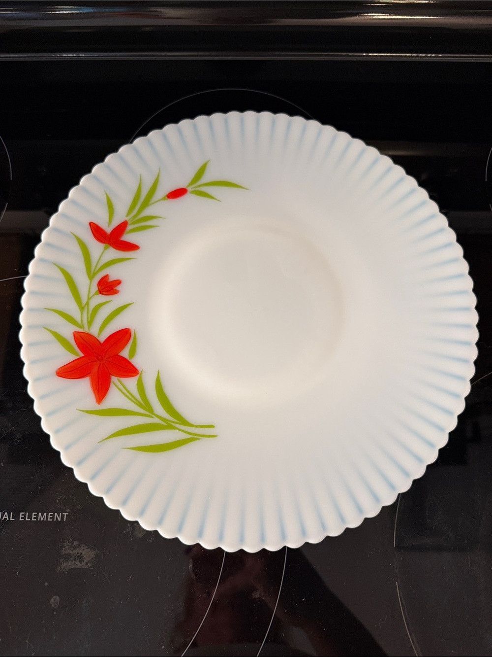 10" MacBeth-Evans Petalware Florette Cake Plate
